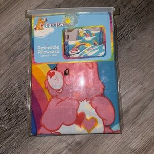 Vintage Care Bears Reversible Pillowcase Standard Size Y2K